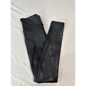NEW SPANX [ Medium ]‎ Faux Leather Leggings in Black